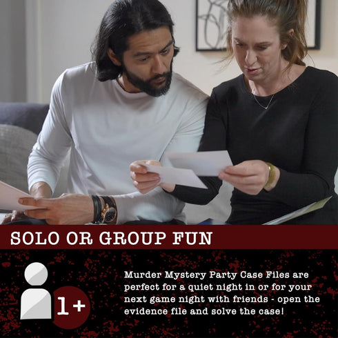 Murder Mystery Party Case Files, Death by Chef's Knife for 1 or More Players Ages 14+