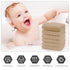 Cute Castle 12 Pack 12'' 12'' 100% Muslin Baby Washcloths - Large by - Ultra Soft Cotton - Super Absorbent Burp Cloths