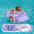 BOffer Baby Pool Float with 3D Car Design, PVC Baby Swim Float, Toddler