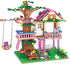 HSANHE Tree House Building Set Compatible with Friends, 504 PCS Forest House