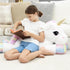 44 Inch Giant Unicorn Stuffed Animal Pillow, Cute Soft Big Plush Toy with Rainbow Wings, Gift for Kids