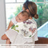 GOODOLD Set 2 Pack Cute Dragons Pattern Muslin Baby Burp Cloths - Super Absorbent and Soft Burping Rags - Cotton Burp