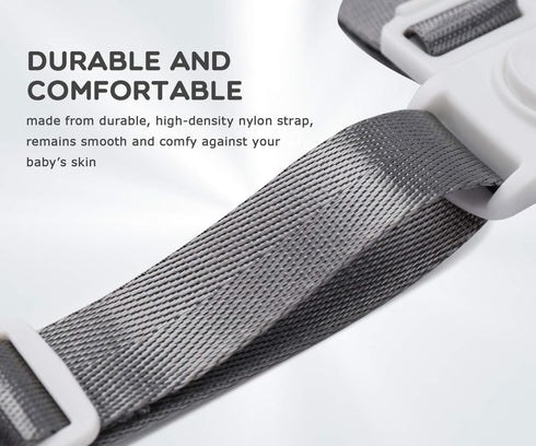 Adjustable 5 Point High Chair Security Straps, Baby Safety Harness for Pushchair, Convertible Safety Straps for Kid