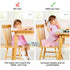 Zicac Portable Seat Cushion Washable with Non-Slip Bottom, Detachable Strong Support Cushion for Toddler Kids Baby
