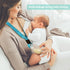 3.04oz/90ml Bumblebee Manual Breast Pump with Breastfeeding Milk Saver Stopper& lid in Gift Box Food Grade Silicone bpa