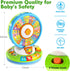 1 2 3 2-3, 1st Duchong Learning Toy for Kids Year Old Boys Girls, Spin and Sing Alphabet Zoo with Sounds, Interactive