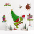 Yovkky Merry Christmas Wall Decals Stickers, Holiday Max Dog Decor for Kids Boys Girls Bedroom Art Gift