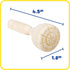 READY 2 LEARN Wooden Dough Stampers - Set of 4 - Kids Playdough, Clay, Pottery Texture Tools