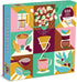 Galison Coffeeology Puzzle, 500 Pieces, 20” x 20” – Coffee Jigsaw Puzzle with Beautiful Illustrations
