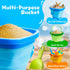 1-3, 4-8, AuntyFey Collapsible Beach Toys Sand Toys for Toddlers Beach Toy Sand Toy for Kids Ages Collapsible Beach