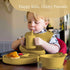 Set 6+ Little Loon Baby Led Weaning Starter Complete Silicone Feeding Kit for Months - Baby Plates, Bibs, Spoons