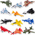 ArtCreativity Diecast Jet Toy Playset, Set of 12, Fighter Jet Toys in