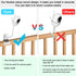2 Pack Baby Monitor Mount Compatible with HelloBaby HB6550, Flexible Clip Clamp Mount with Long Gooseneck Arm