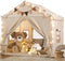 Treestone Play Tent for Kids, 2 in 1 Toddler Tent with Padded