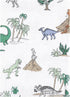 Hudson Baby Unisex Cotton Flannel Burp Cloths Bundle - Boy Dino World, One Size