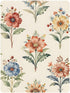 CZXW 52" 28" Floral Botanical Pattern Crib Sheets Fitted x Natural Cotton Soft & Breathable for Baby Crib Mattress