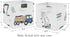 Set 2 Sweet Jojo Designs Construction Truck Foldable Fabric Storage Cube Bins Boxes Organizer Toys Kids Baby Childrens