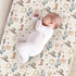 KuphiL10C Girls-16x32 Western Theme Baby Changing Pad Cover,Unisex West Cactus Hats Stars Nursery Diaper Changing Table