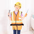 Set (6-Piece) (24-Piece) Melissa & Doug Construction Worker Costume with Deluxe Jumbo Cardboard Blocks