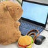 Capybara Plush 9 Inch Stuffed Animal, Cute Capybara Toy with Hamburger Backpack, Gift for Kids