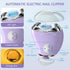 Jjkygmw Trimmer Polisher3 Electric Nail with LED Light, Safe and Easy to Use, Fingernail Cutter with Speeds Adjustable