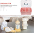 Bottle Drying Rack with Lid and Pacifier Storage Rack, Bottle Drainer Organizer for Home, Dustproof Dinnerware