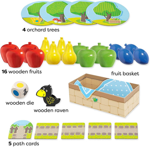 2 HABA My Very First Games - First Orchard Toddler Game - My First Orchard Game, Cooperative Toddler Board Games