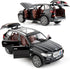 BDTCTK 1:32 Compatible X5 SUV Model Car Toy, Zinc Alloy Pull Back Car with Sound and Light (Black)