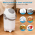 GIFZES 15L Odor Proof Diaper Pail, Large Capacity Portable Plastic Trash Can, Airtight Diaper Disposal Bin