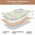 EtherSpher 50'' 50''para Green Spring Butterfly Large Sturdy Baby Girl Play mat for Indoor Outdoor Lightweight Foldable