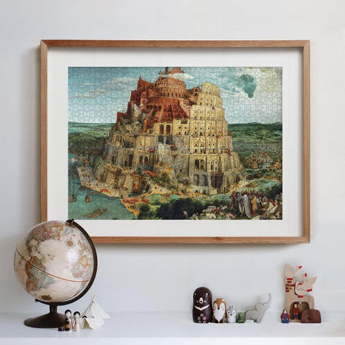 Clementoni 31691 La Torre de Brueguel - 1500pcs Bruegel Museum Collection Babel Tower Puzzle