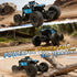 UMURSIM 1:18 2WD 48, Scale RC Truck, Remote Control Car for Kids Ages Off-Road Monster Truck Toy with LED Lights