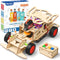 Poraxy STEM Kits for Kids age 8-12, Building Remote Control Car, Wooden Model Kits, Educational Crafts