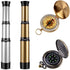 Aubric Kids Pirate Telescope & Compass Toy Kits 4pcs Pack Plastic Collapsible Handheld