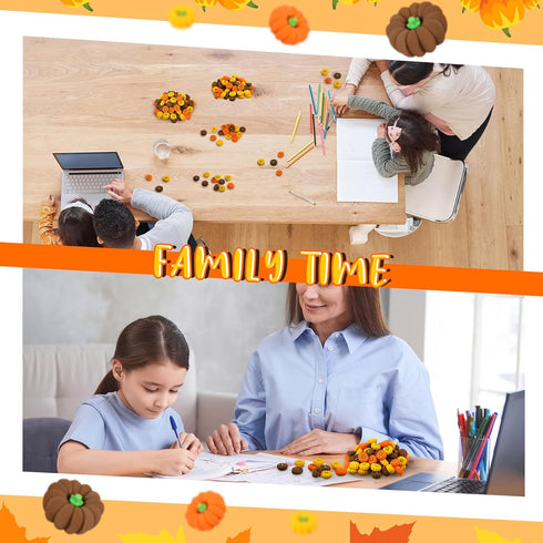 Chuangdi 75 Pcs Pumpkin Erasers Bulk, Fall Mini Novelty Party Pencil Erasers for Kids, Teacher Rewards