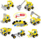 7 in 1 STEM Toys - Erector Set for Boys Age 8-12, Learning Engineering Kids Building Blocks Model Kits, Metal