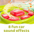 Lollipop Steering Wheel Car Seat Toy, Toddler Toy with Lights, Sounds, and Buttons for Young Adventurers