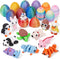 YILCER Mini Dragon Eggs & Animals Prefilled Easter Eggs Easter Basket Essentials&Stuffers Surprise