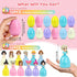 iMiibel 12 Pack Prefilled Easter Eggs with Princess Eggs Filled for Egg Hunt Easter Party Favors for Kids Boys Girls