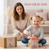 3-5 Wooden Montessori Activity Cube for Preschoolers Multi-Sensory Learning Toy, Educational and Screen-Free Birthday