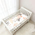 YETTASBIN Pack 28 52 Cartoon Cowgirl Natural Cotton Fitted Crib Sheet, Extra Soft Play Sheets Breathable Nursery