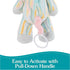 0 12 GUND Baby Safari Friends Zebra Pull-Down Musical Plush, Travel Friendly Sensory Toy with Stroller Loop for Ages