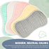 Girls,5 Pack MUKIN Baby Muslin Burp Cloths and Burping Cloth,Soft Absorbent for Boys Cotton Newborn Burp Bibs face