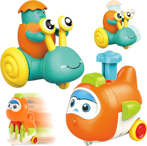 vusum Toddler Toys for 1 Year Old Boy,Press to Go Car Baby Toys