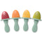 Silicone Petite Pops Baby Popsicle Mold, BPA Free, Dishwasher Safe, 4 months+, Sage Green Teether Pops