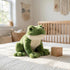 6.2 Inch Tiny Heart Cute Green Frog Plush Toy, Realistic Small Frog Kawaii Lifelike Super Soft Plush Stuffed Animal