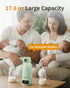 17.6 OZ 120 17400 48H Portable Bottle Warmer on The Go, W Fastest Heating, for Breast Milk & Water, mAh Battery