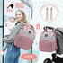 Bagpack UR Choice Baby Diaper Bag With Changing Station, Travel Waterproof Diaper For Mom Dad With USB Charging Port