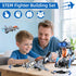 5 1 Set 2.4GHz 6 7 8 9 10 11 12+, in STEM RC Robot Building Kit, Fighter Jet Airplane Building with APP & Remote