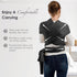 7-35lbs, MISSWISDOM Baby Wraps Carrier, Baby Carrier Wrap Newborn Sling Baby Wearing Wrap Newborn Wrap Carrier, Baby